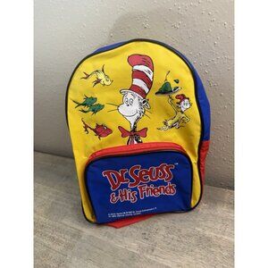 Dr. Seuss and Friends 1997 Primary Color Vintage Mini Backpack